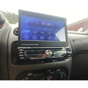 Entretoise / Cache Autoradio 1-DIN (Spécial Écran) Peugeot 206